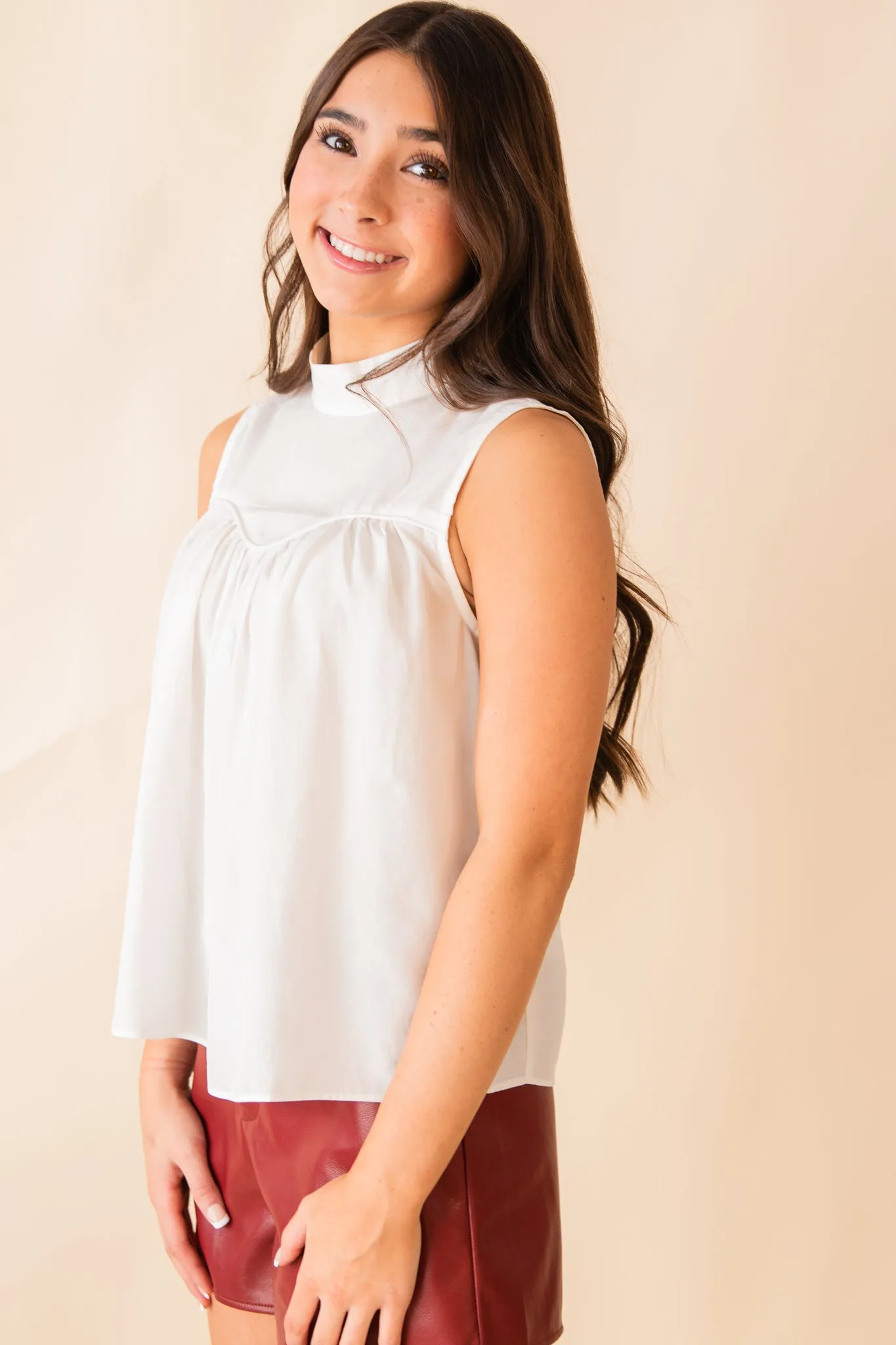 Stillness Mock Neck Tank