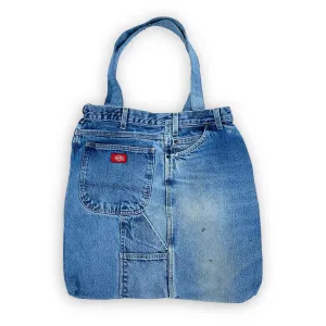 Thrashed Recycled Dickies Jean Tote Bag