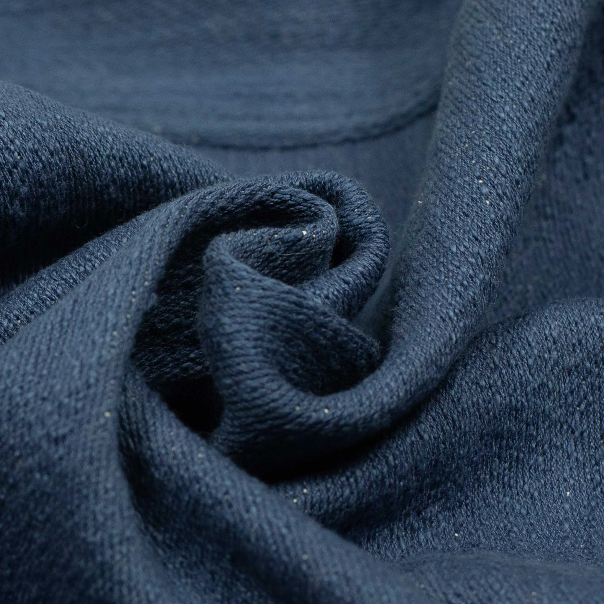 Type 2 trucker jacket in blue slubby handwoven cotton denim
