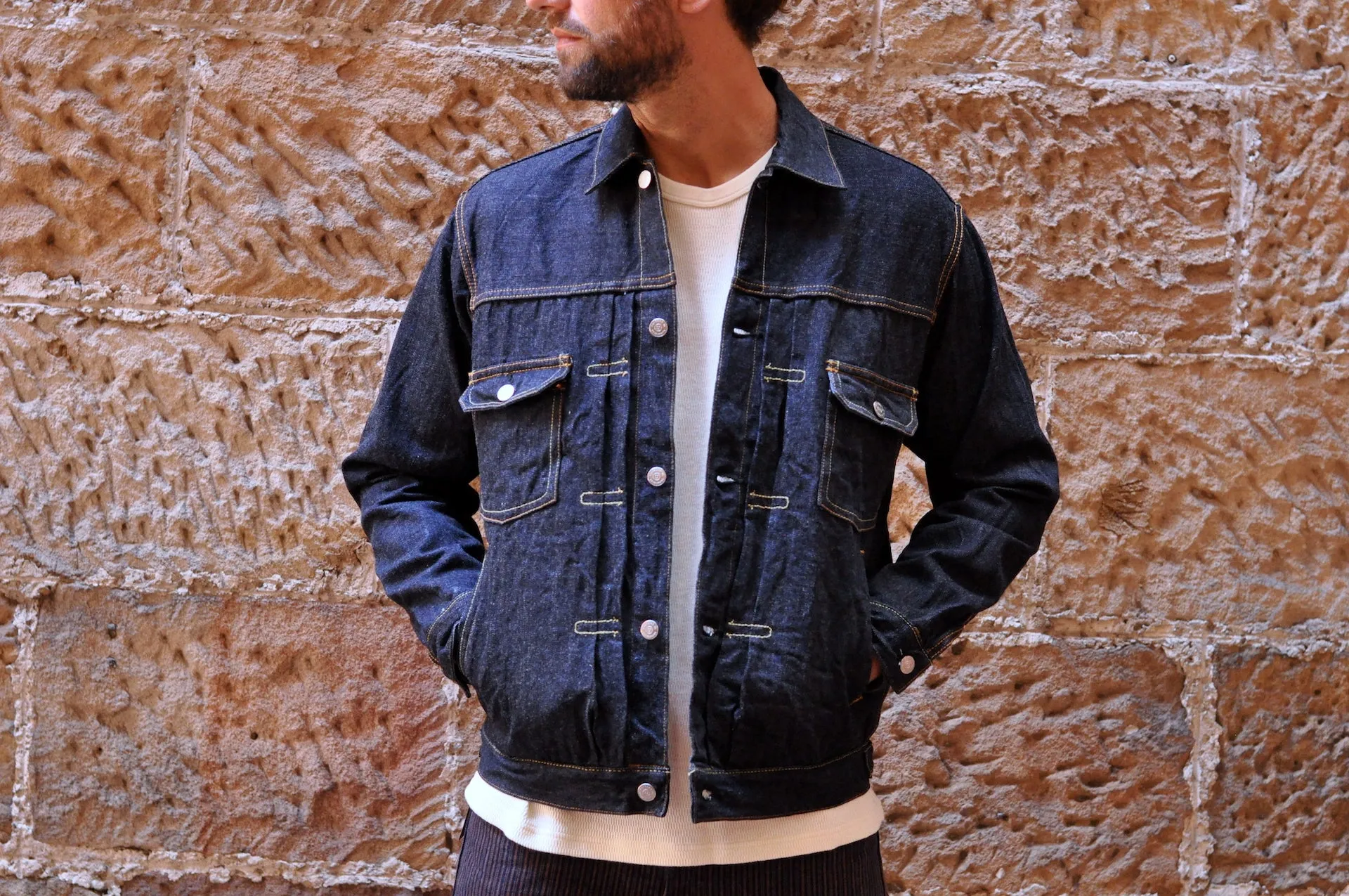 Unique Garment 13.2oz 'Urban' Type 2 Denim Jacket