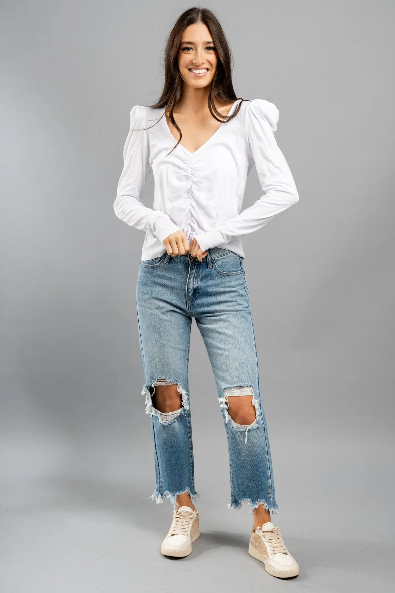 Z Supply Anya slub top white