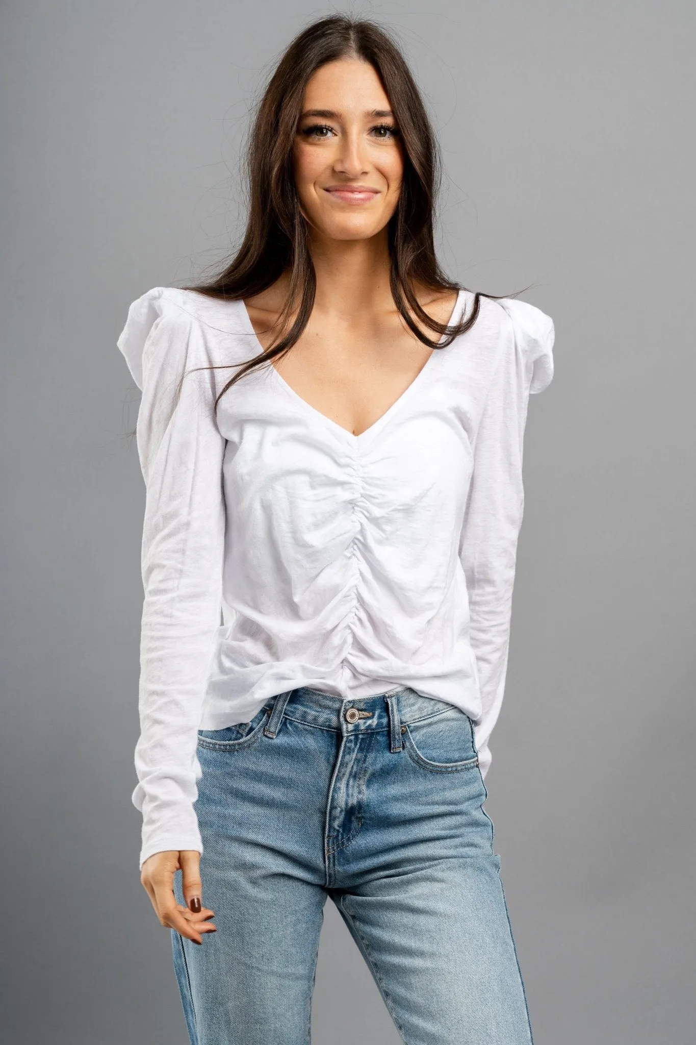 Z Supply Anya slub top white