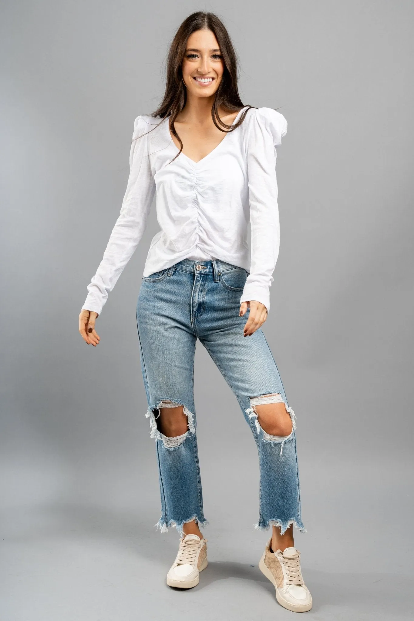 Z Supply Anya slub top white